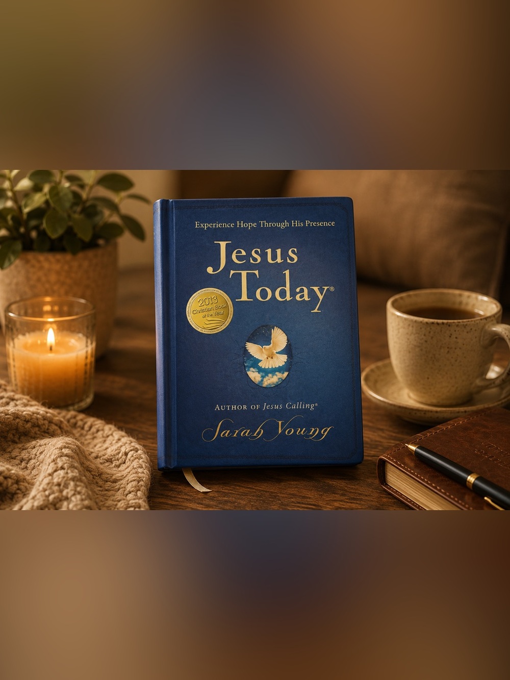 Jesus Today by — Blue Inspirational Devotional Book